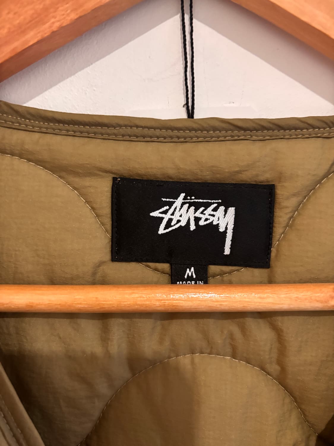 Stuusy quilting vest 상품이미지2