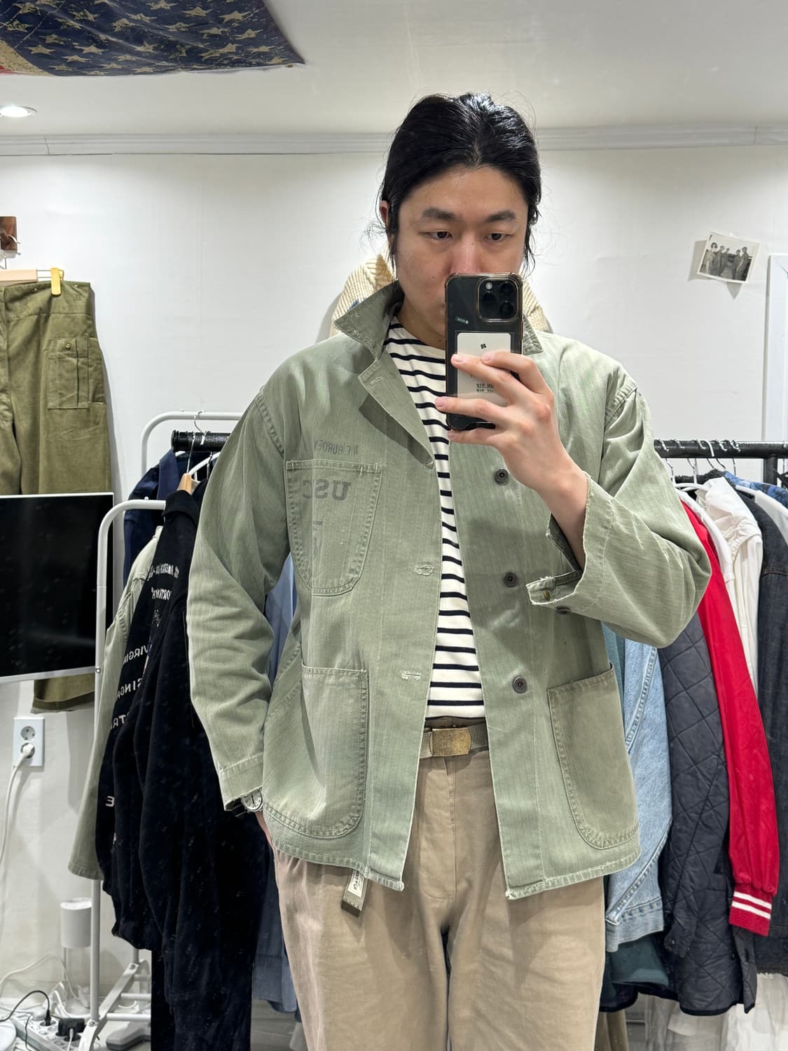 40s USMC P41 HBT 유틸리티 자켓 상품이미지10