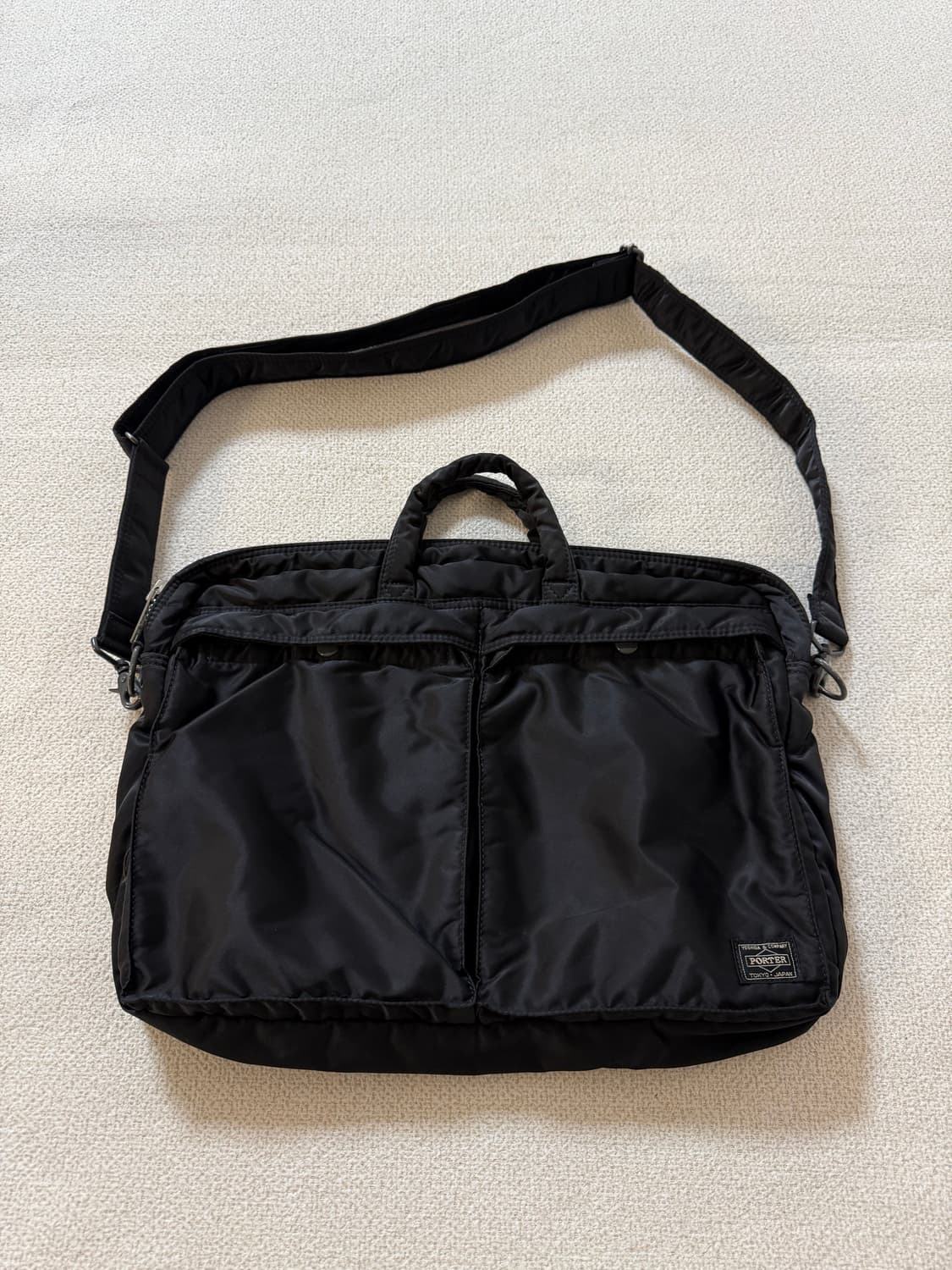 (미품)PORTER 포터 탱커 2way 브리프케이스 블랙 상품이미지1