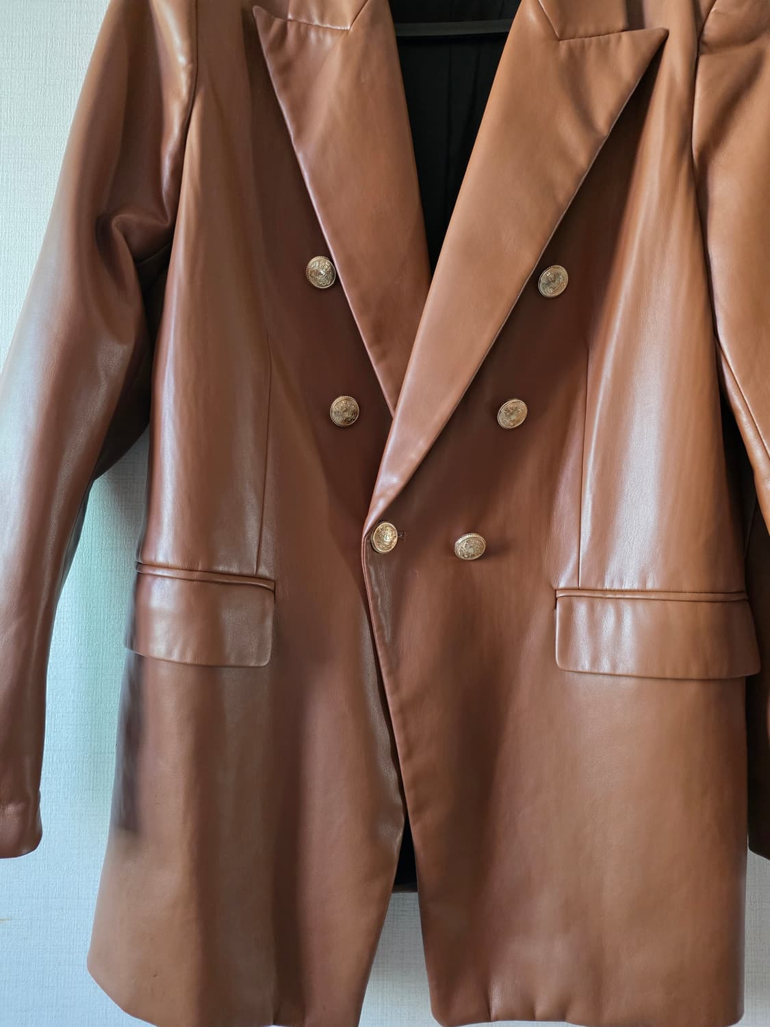 자라 페이크 레더 블레이져 상품이미지2