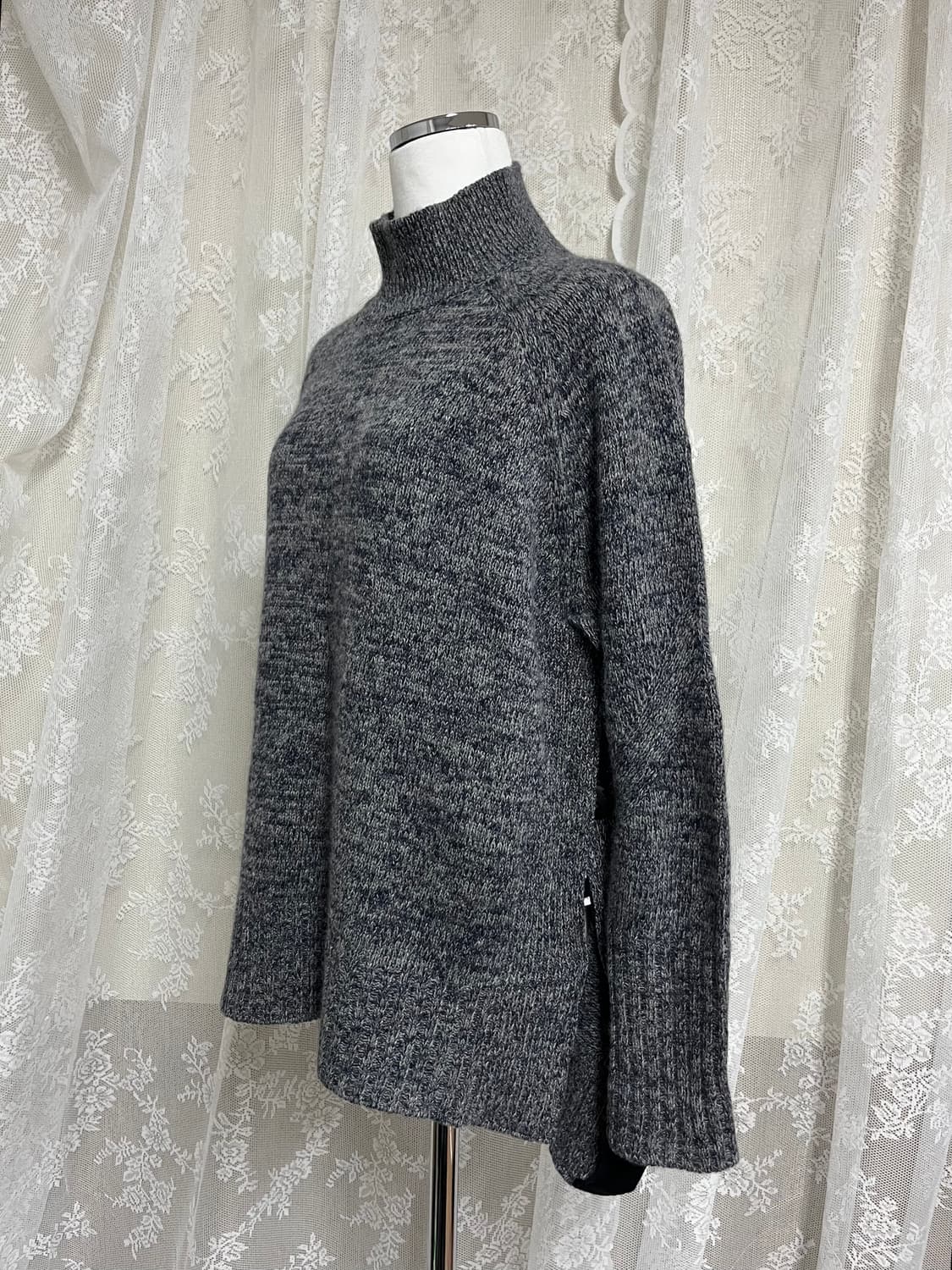 F) 한섬 랑방 컬렉션 캐시미어 100 폴라 니트 상품이미지2