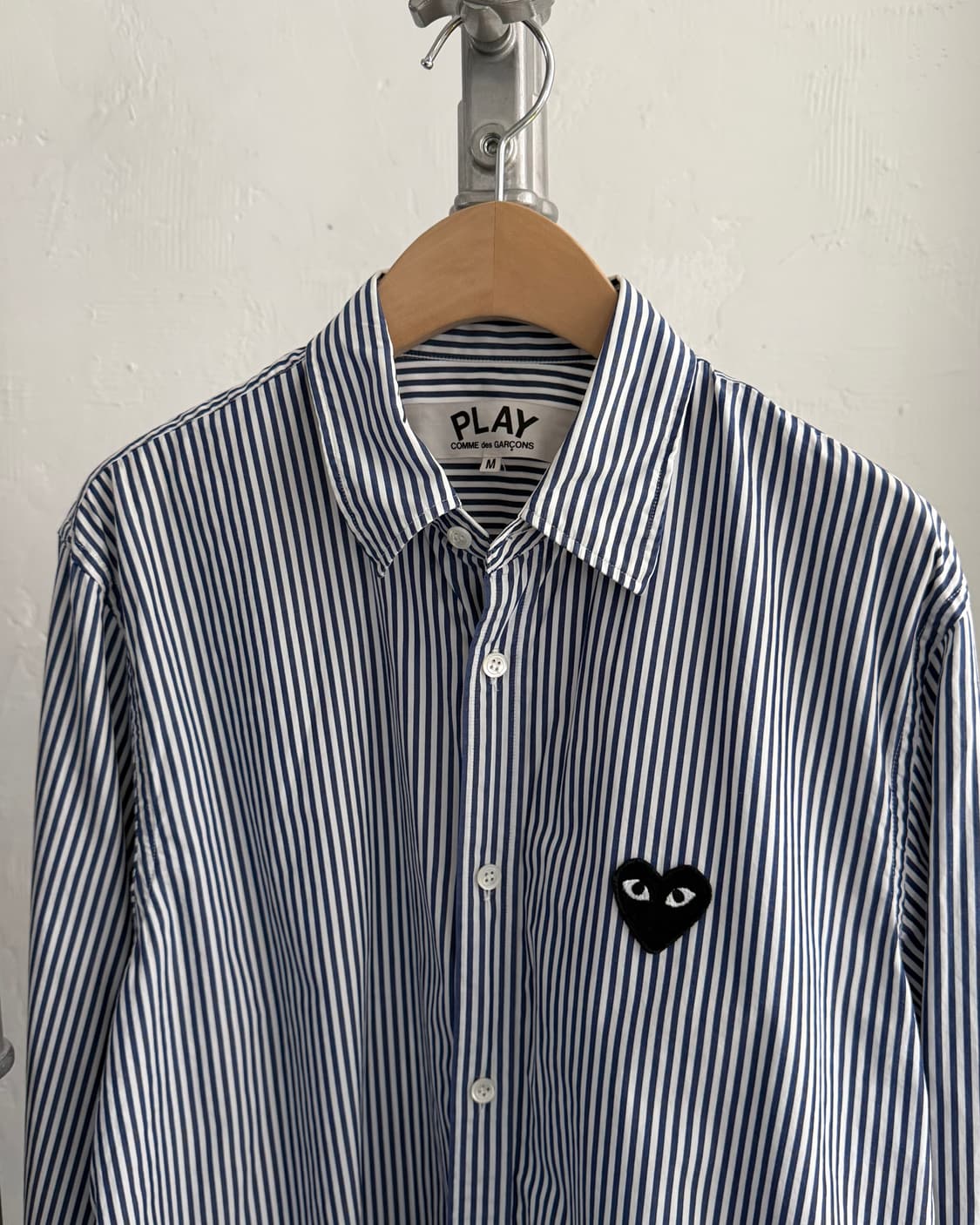 COMMEdesGARCONS 꼼데가르송 블랙와펜 스트라이프 셔츠 상품이미지3