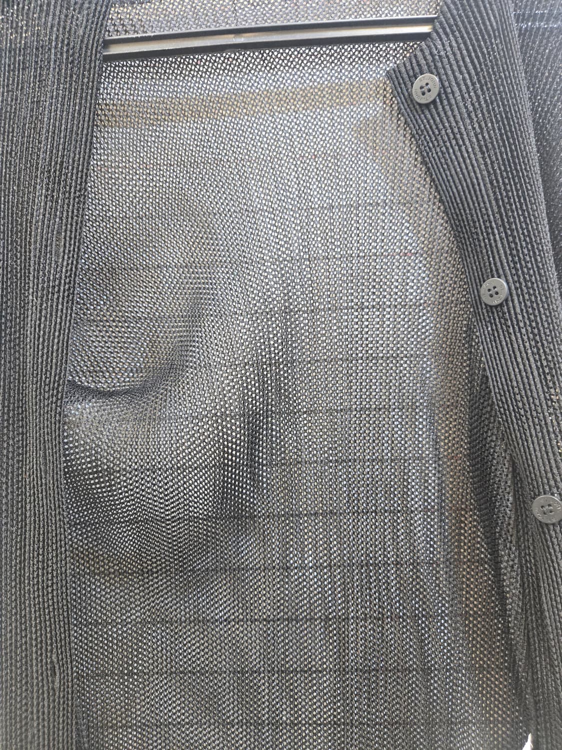 St. John 블랙 시스루 가디건 M 상품이미지2