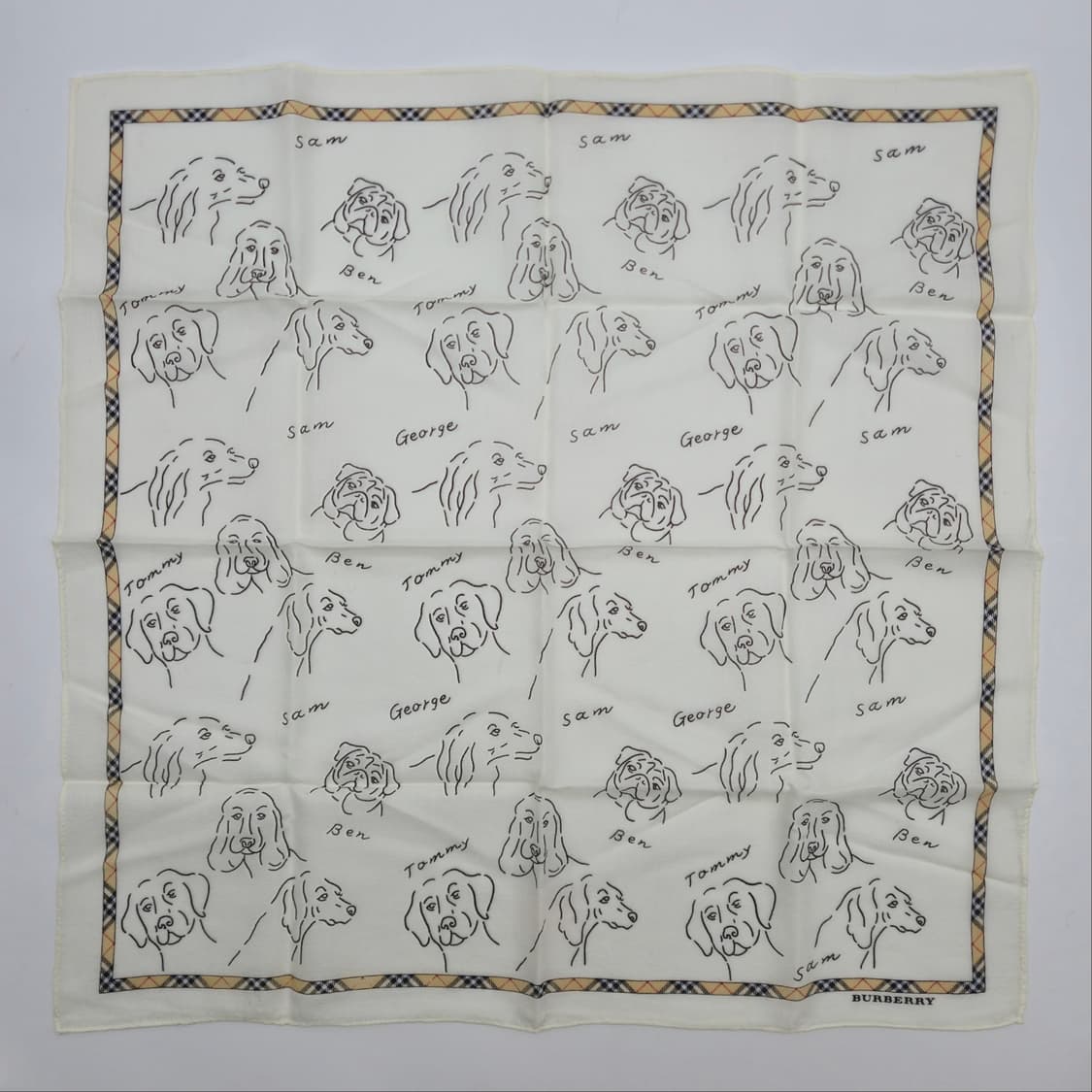 BURBERRY 버버리 손수건 스카프 [BF10454-739-12] 상품이미지4