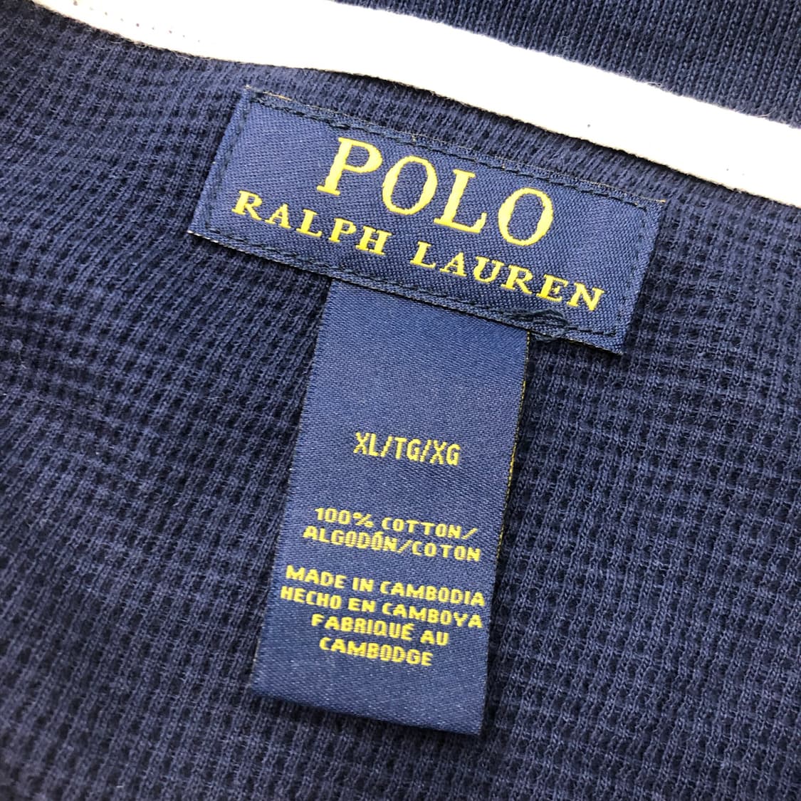 폴로 랄프로렌 와플 롱슬리브 상품이미지4