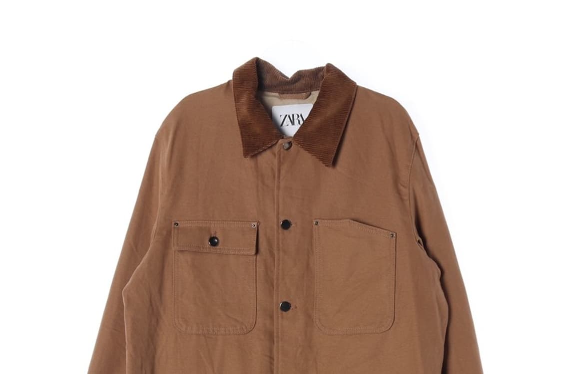 자라 코튼 워크 자켓 M 상품이미지4