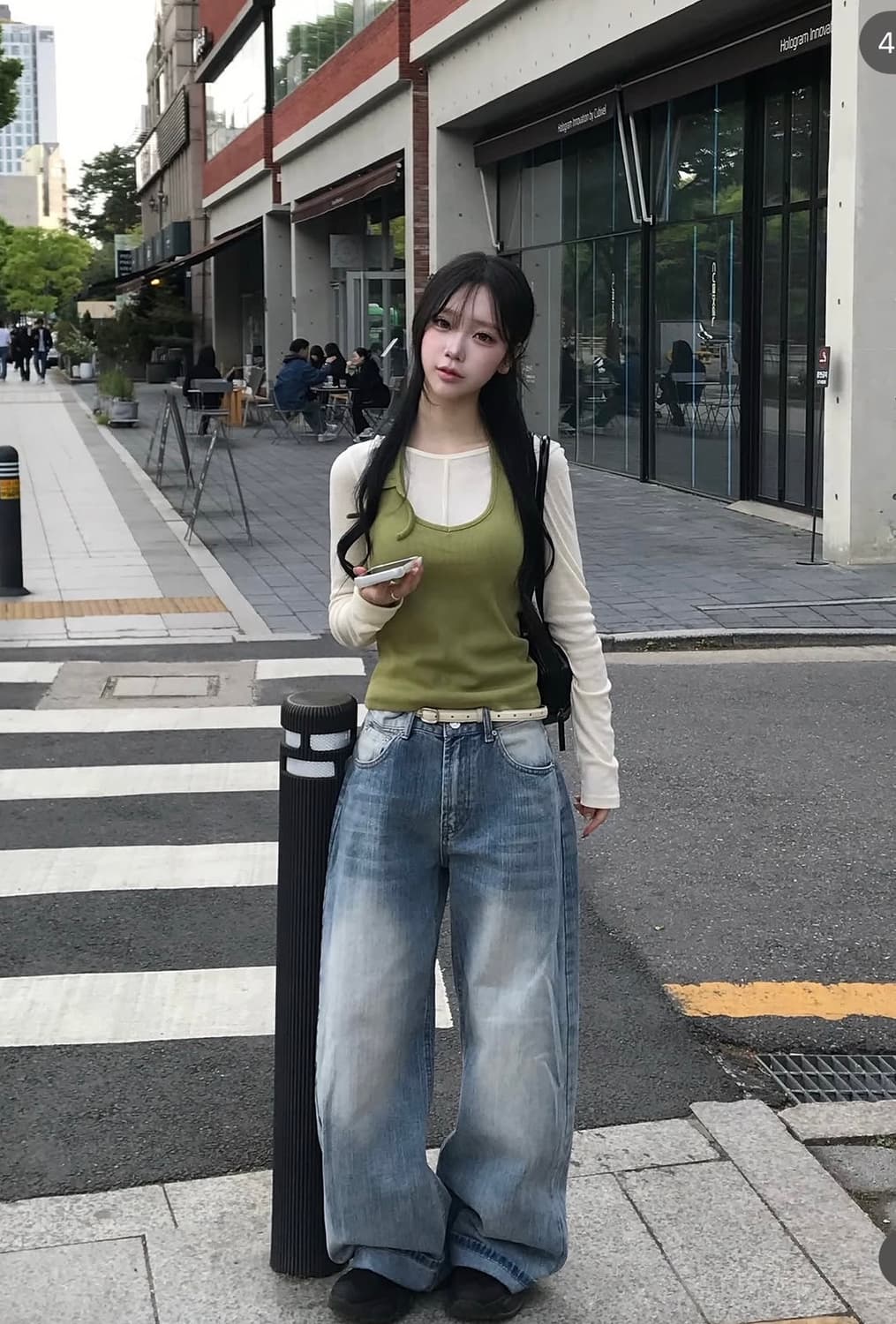 (새상품) Kirev키레브 올리브티, 청바지 상품이미지3