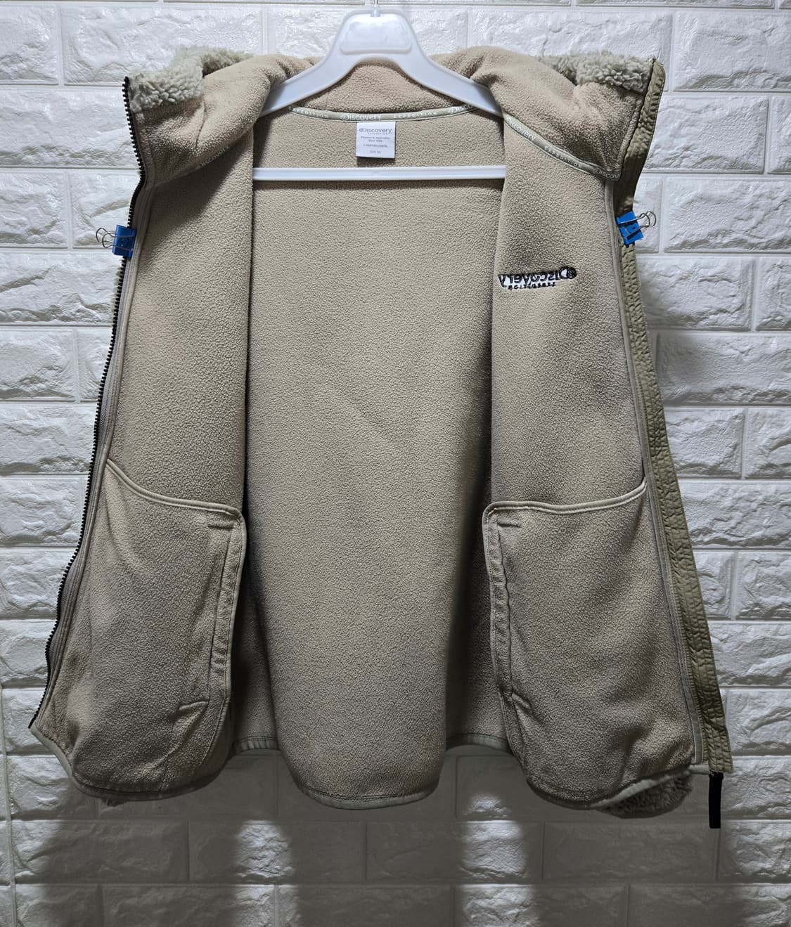 디스커버리 써모라이트 뽀글이 후드집업 자켓 95 상품이미지2