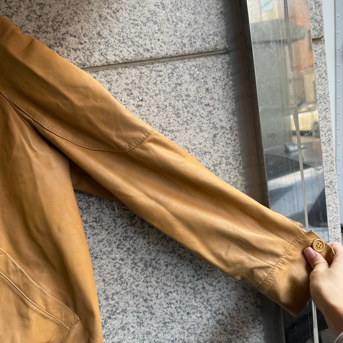 PIRA SPA 빅카라 레더 자켓 상품이미지6