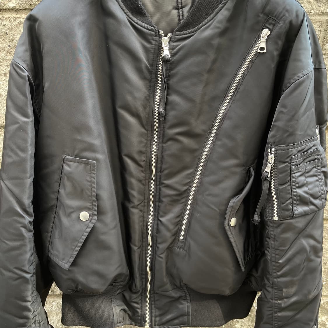 [0] 그레일즈 초판 멀티지퍼 봄버자켓 (95~100) 상품이미지4