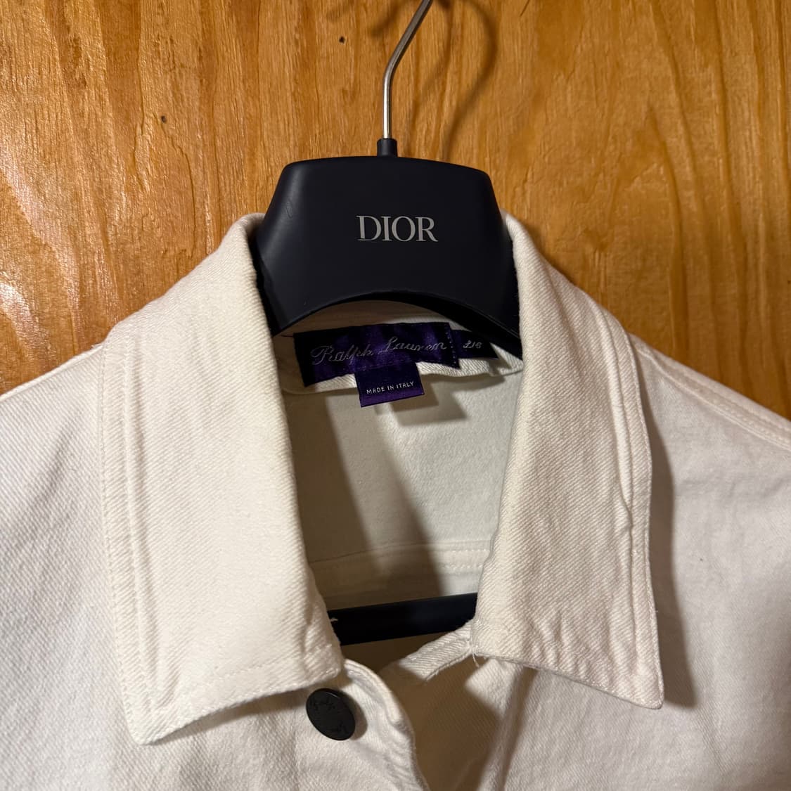 랄프로렌 퍼플라벨 화이트 데님 트러커 자켓 상품이미지3