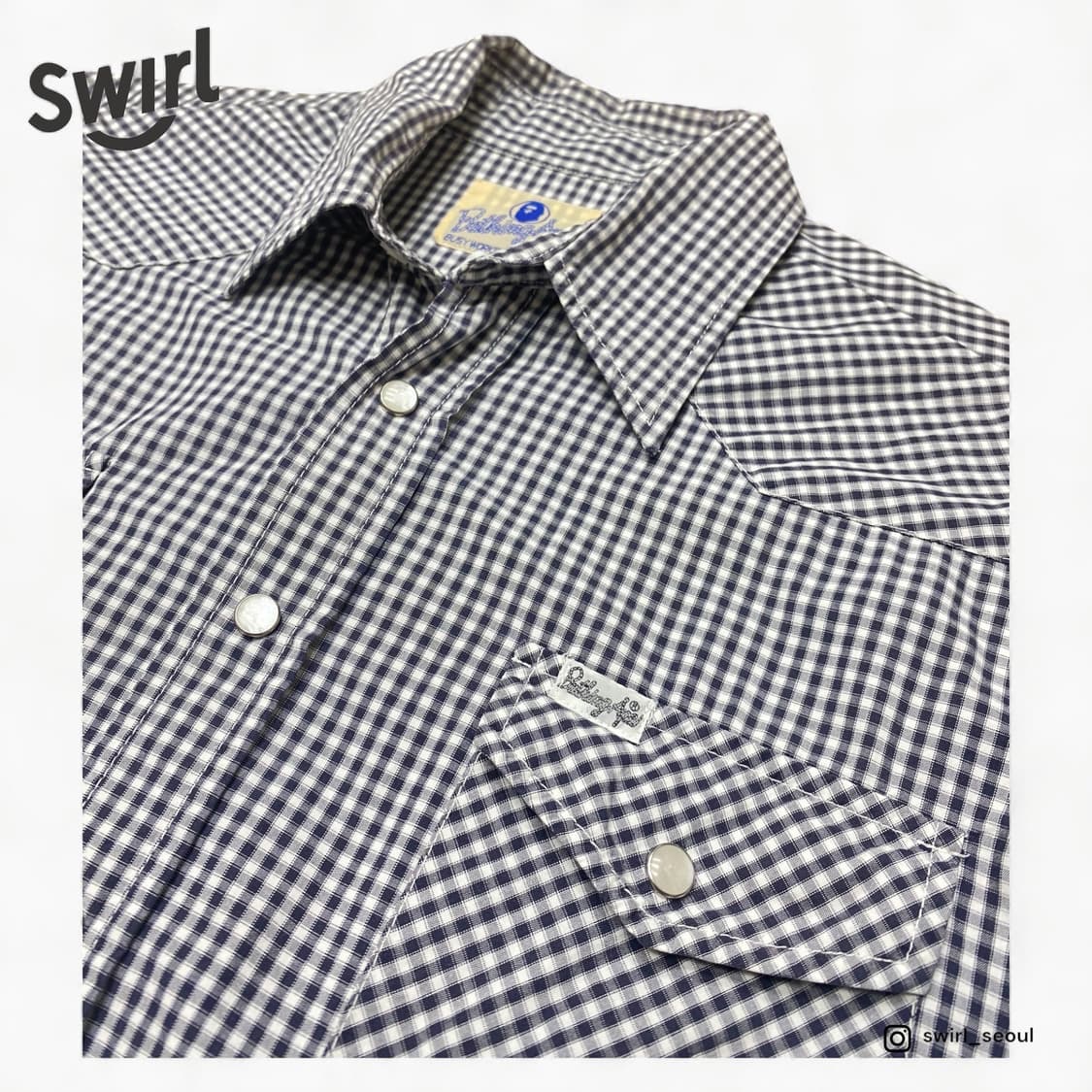Bape tartan western shirts 상품이미지3