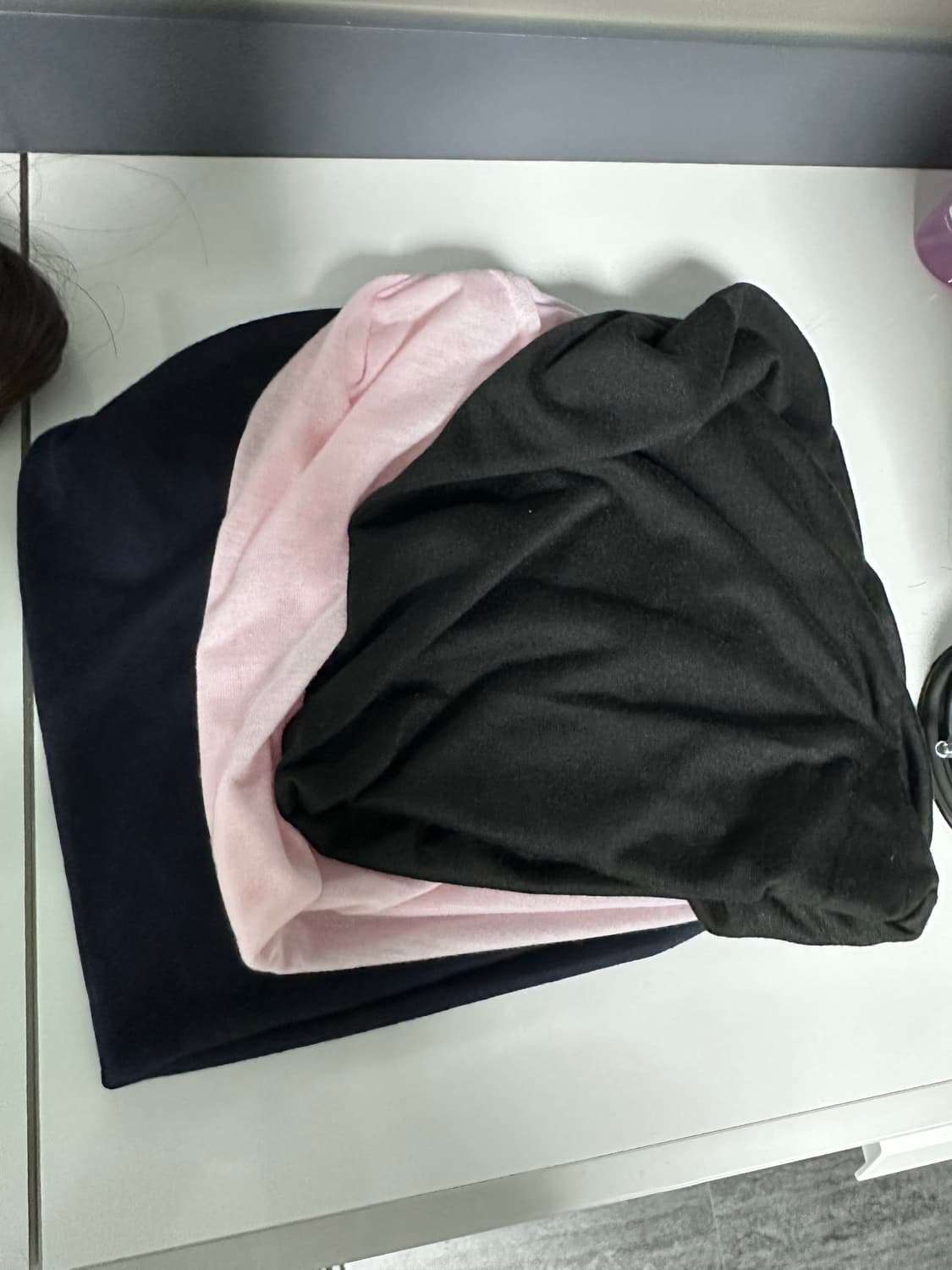 부드러운 모달소재 2겹 비니 3개 상품이미지1