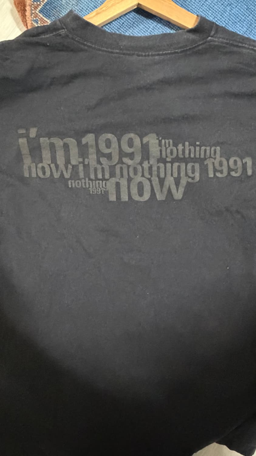 90s Nine inch nails now i’m nothing 티셔츠 상품이미지6