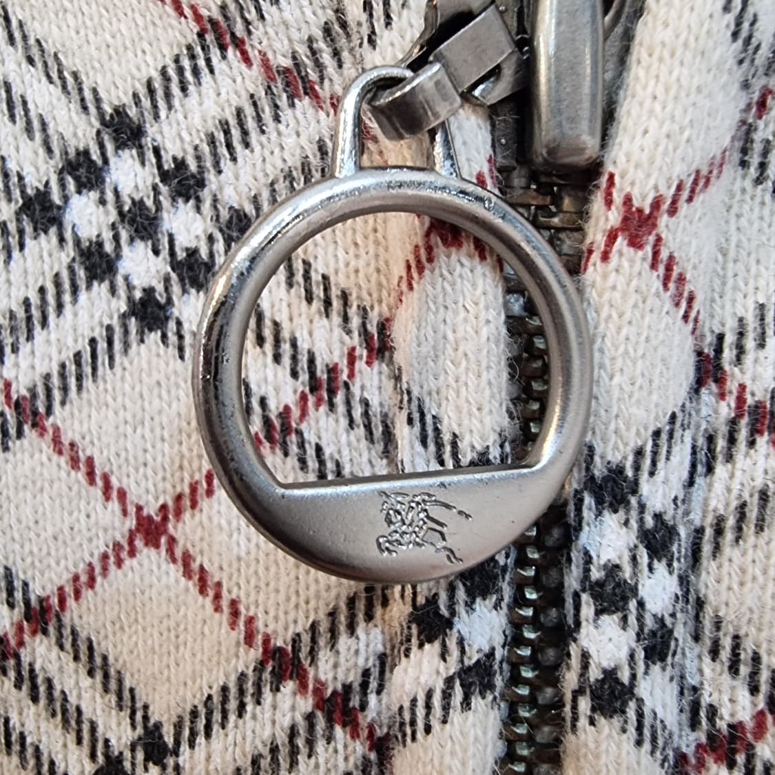 BURBERRY BLUE LABEL 버버리 블루라벨 크롭 체크 후드집업 상품이미지4