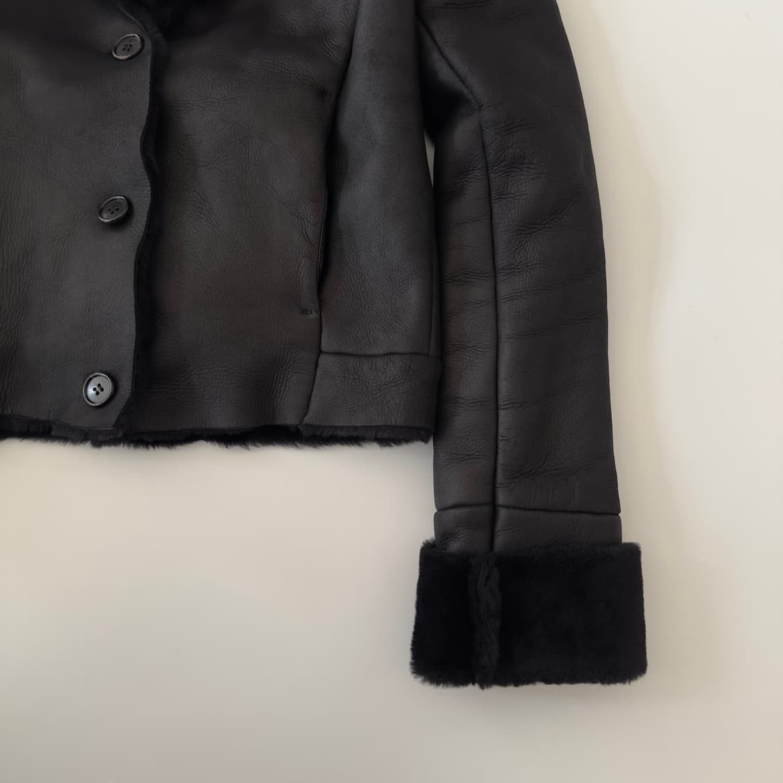 질샌더 jil sander navy 양가죽 모피 자켓 상품이미지4