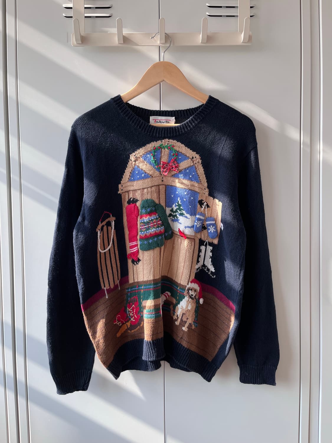 Talbots 크리스마스 풍경 니트 스웨터 상품이미지1