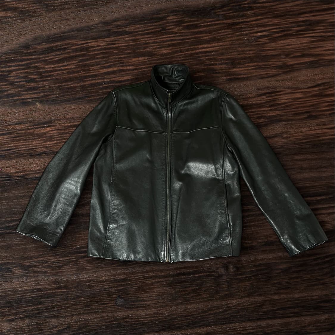 지오다노 하이넥 레더자켓 상품이미지1