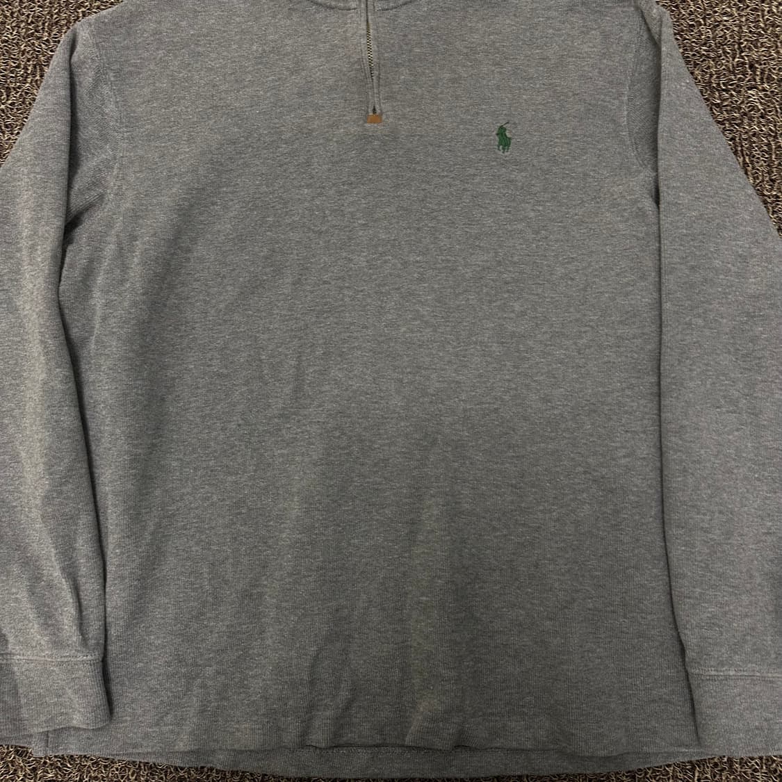 POLO 폴로 랄프로렌 반집업 니트 그레이 L 상품이미지3