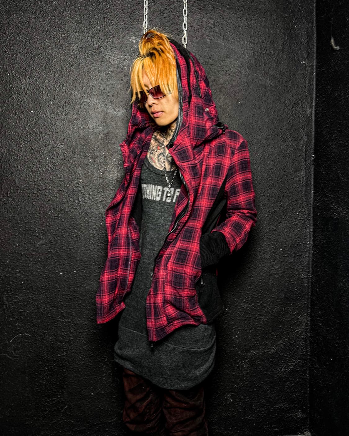 Jack Rose – Red Check Deep Hood Jacket   상품이미지4