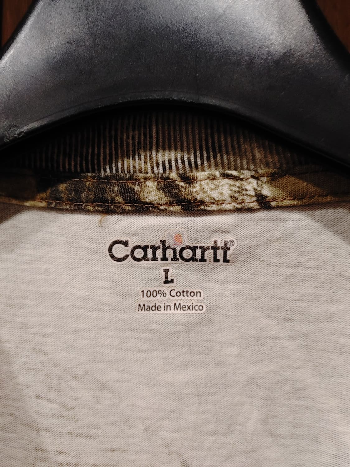 무배) 칼하트 리얼트리 프린팅 로고 긴팔티 - L 상품이미지4