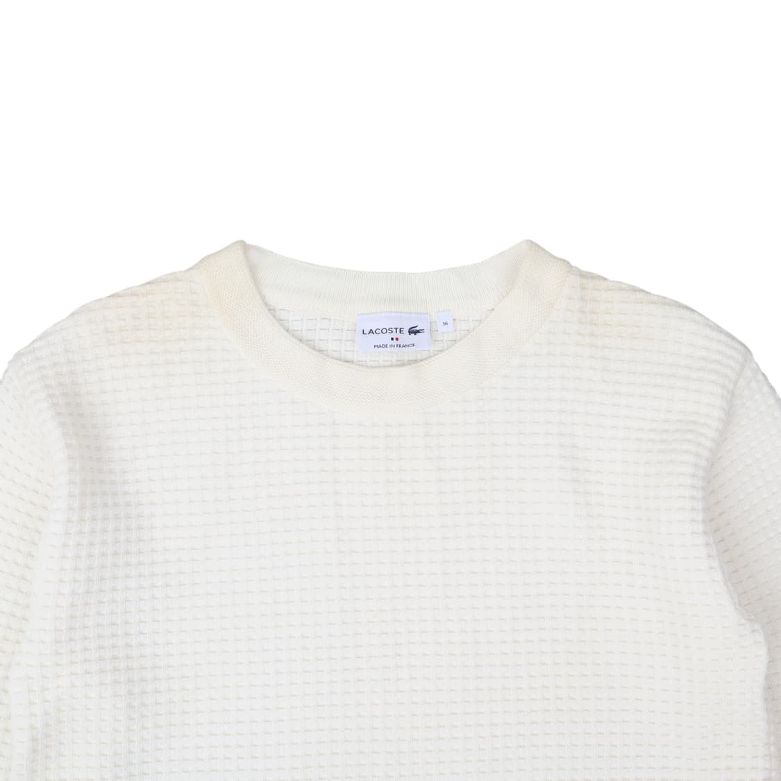 라코스테 언더 로고 와플 코튼 니트 상품이미지2