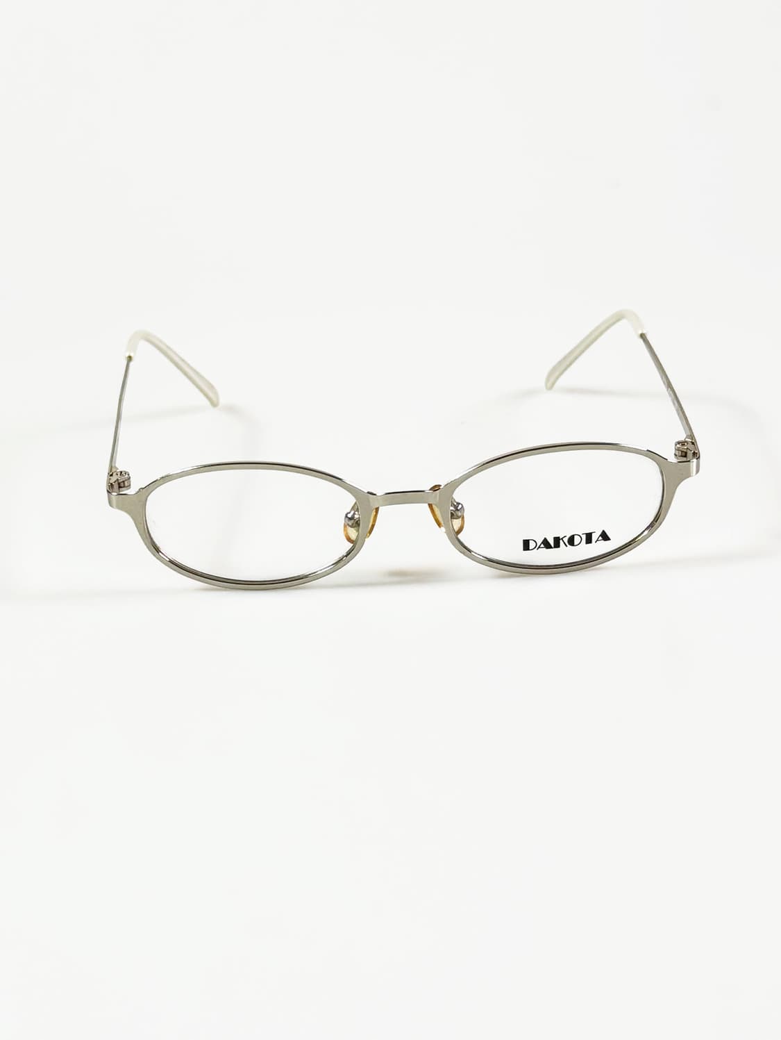 DAKOTA 실버 메탈 슬림 오벌 프레임 빈티지 안경 상품이미지1