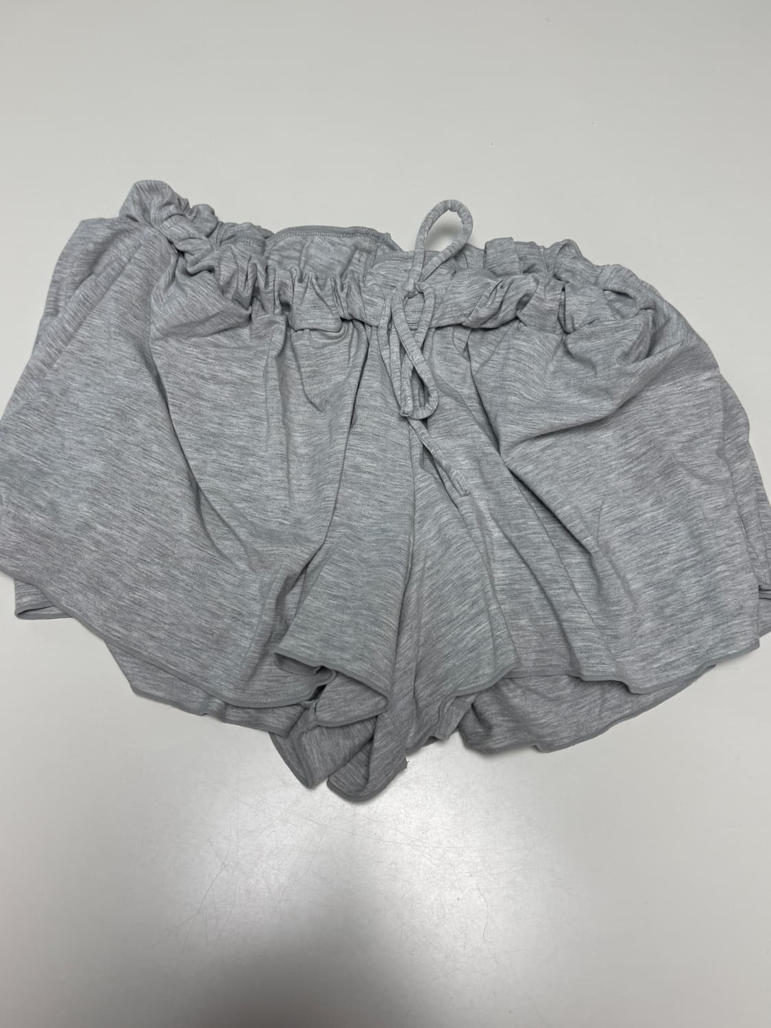 글로니 트월 플레어 쇼츠 백멜란지 M 상품이미지4