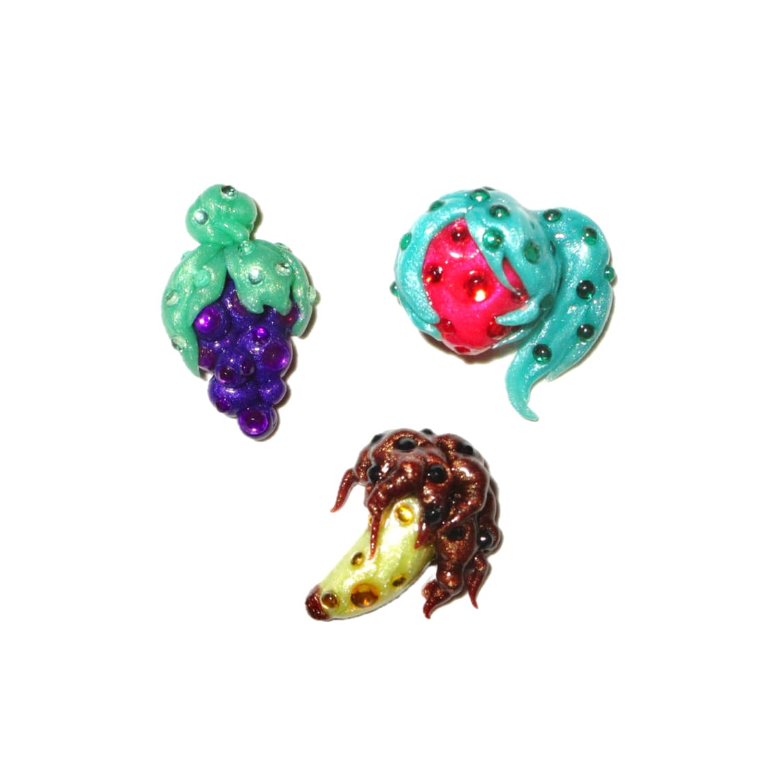 Fruits salon ring 🍓🍇🍌💇🫐🥭🍉🎶 상품이미지1