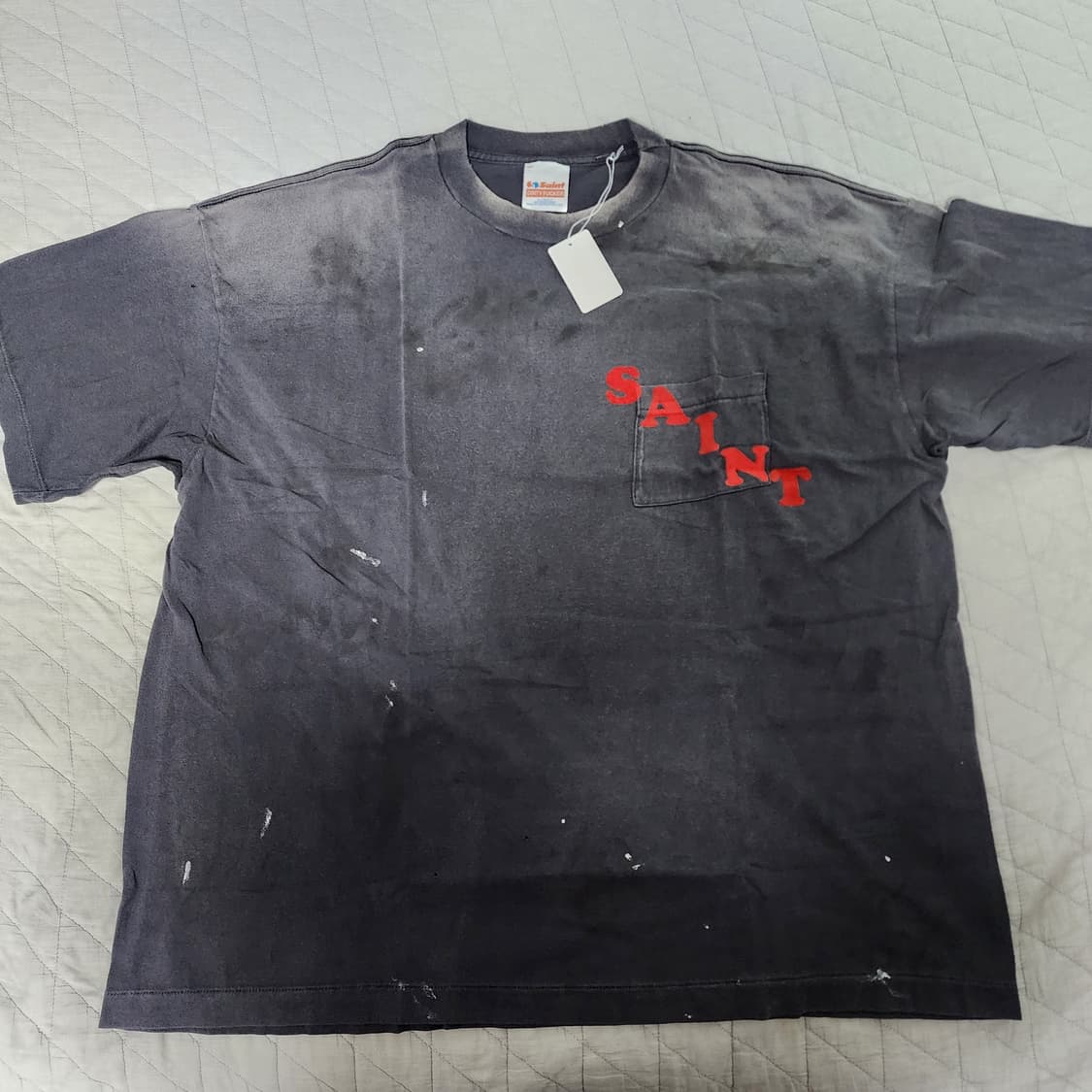 [2XL,XXL] 25ss 세인트미카엘 포켓 티셔츠 상품이미지1