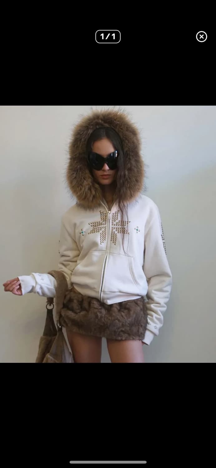 스컬프터 퍼트리밍 후드집업 무료배송 상품이미지1