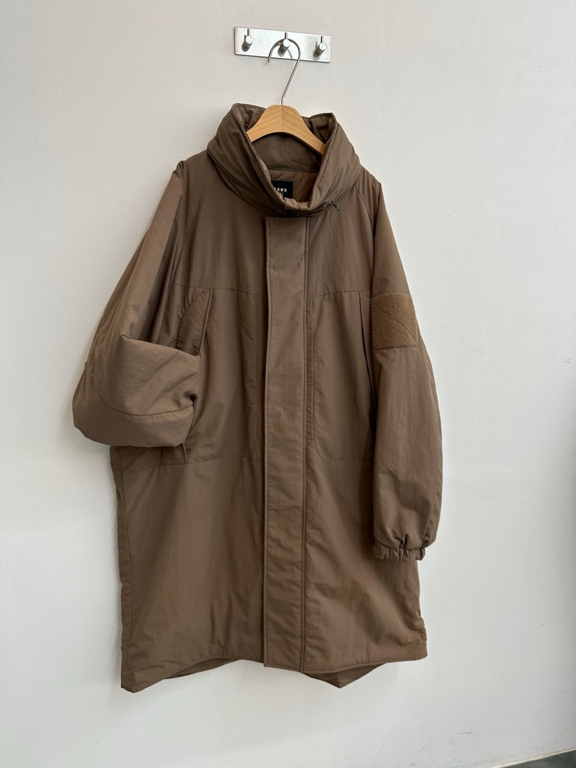 BeAMS 빔즈 몬스터 파카 밀리터리 자켓 모즈 코트 브라운 L 상품이미지3