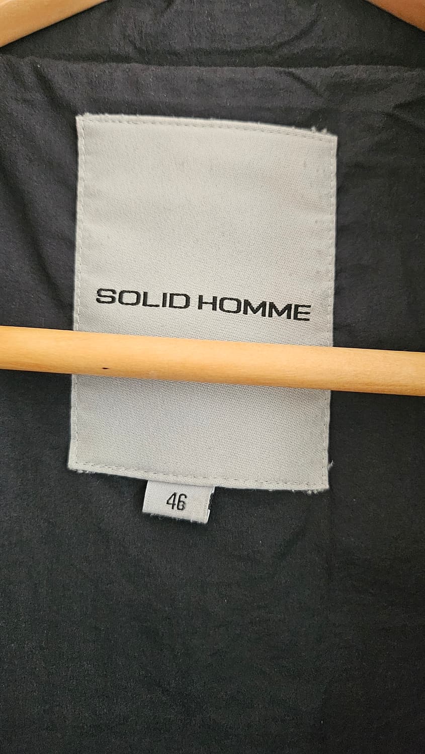 (정품)솔리드 옴므 하이넥 구스다운 패딩 조끼 (46/95) 상품이미지3