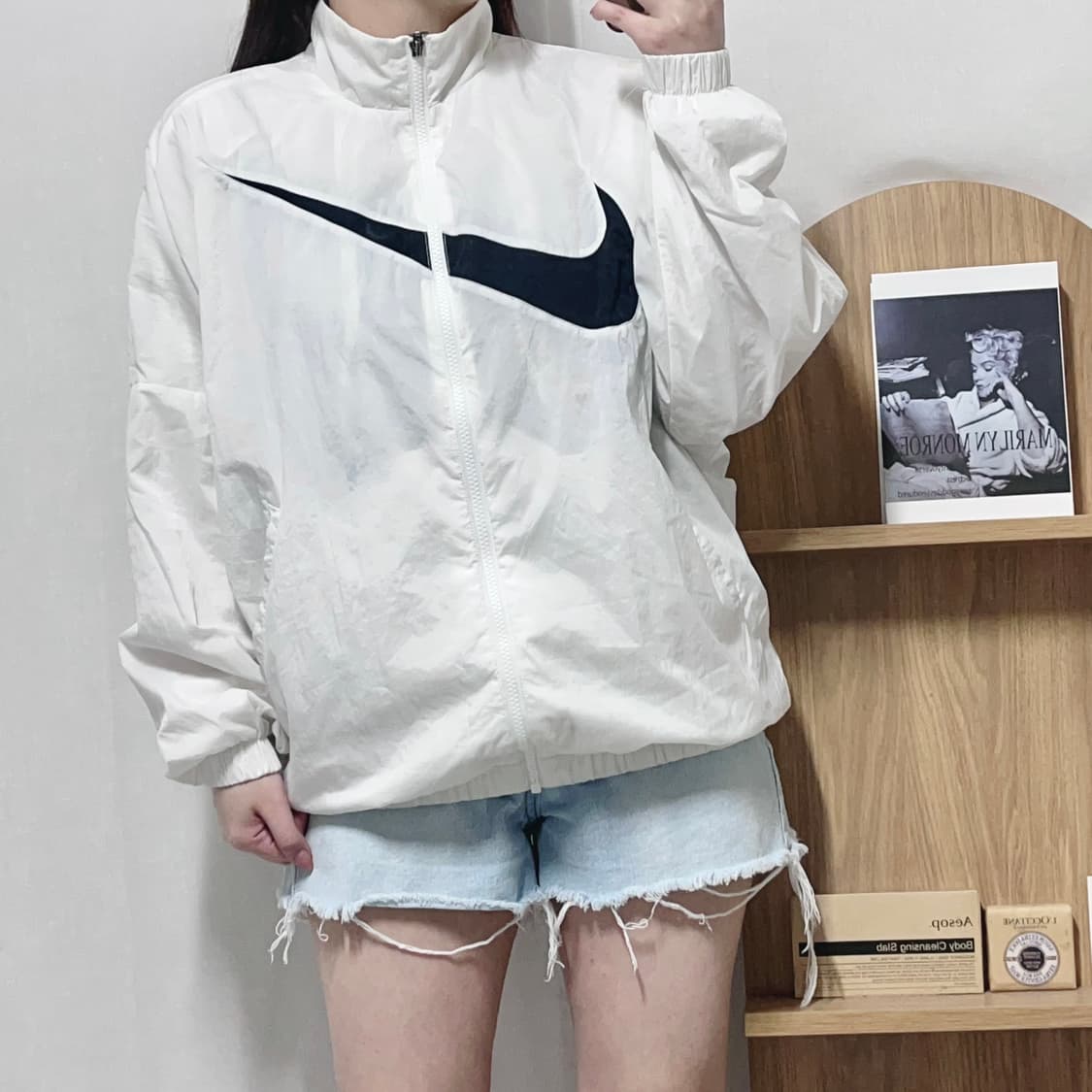[정품] 나이키 아이보리 스우시 바막 [ S ] 상품이미지3