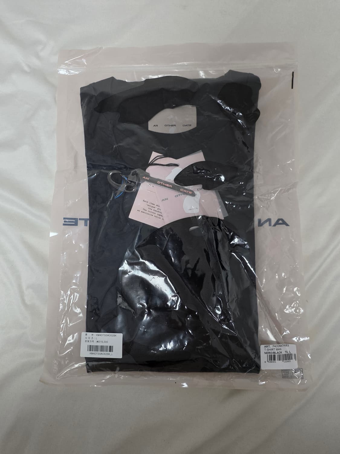 ITALY브랜드 AOD 반팔 L 오버핏 새제품 (정가 215,000원) 상품이미지5