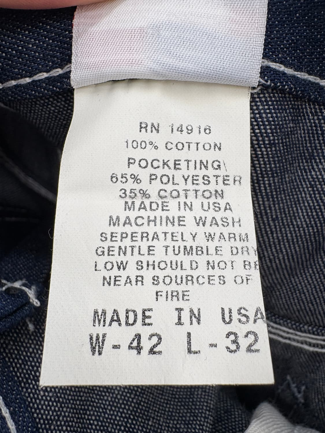 POINTER BRAND (Made in USA) 데님팬츠 상품이미지8