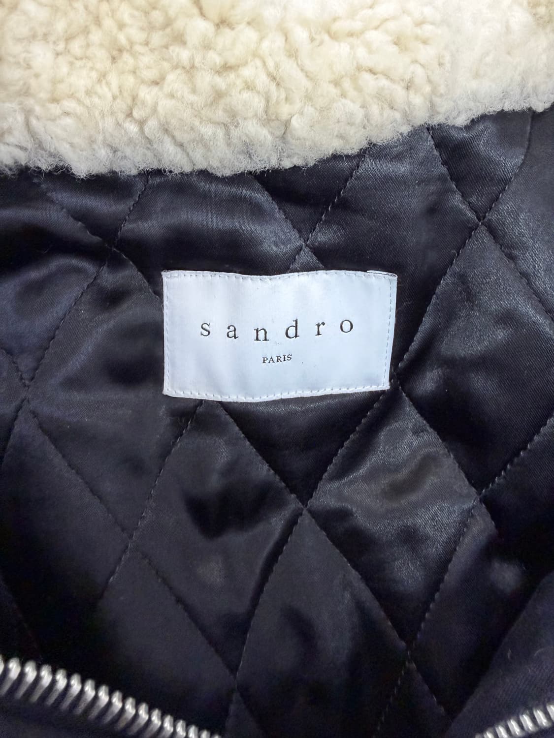 정품) 산드로옴므 퍼 자켓 L 상품이미지6