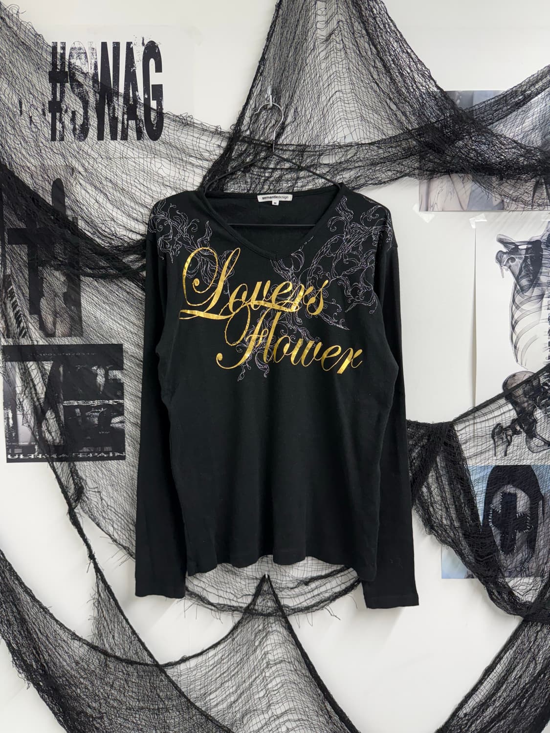 Semantic design lettering longsleeve 상품이미지1