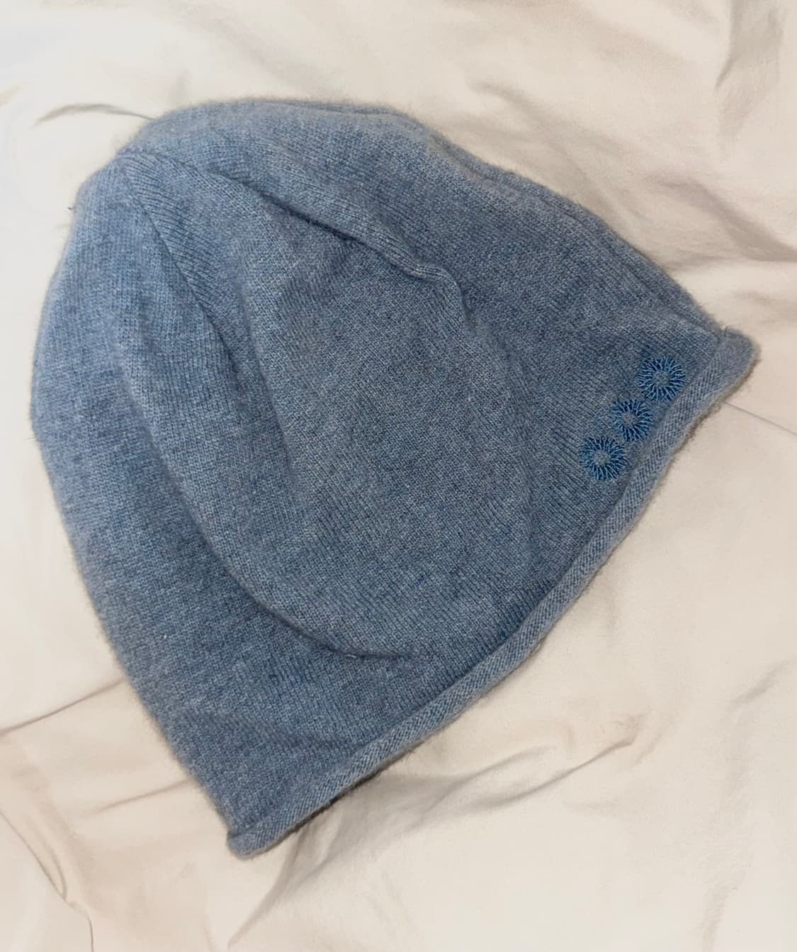 999휴머니티 OVERFIT ROLLED BEANIE 인디블루  상품이미지2
