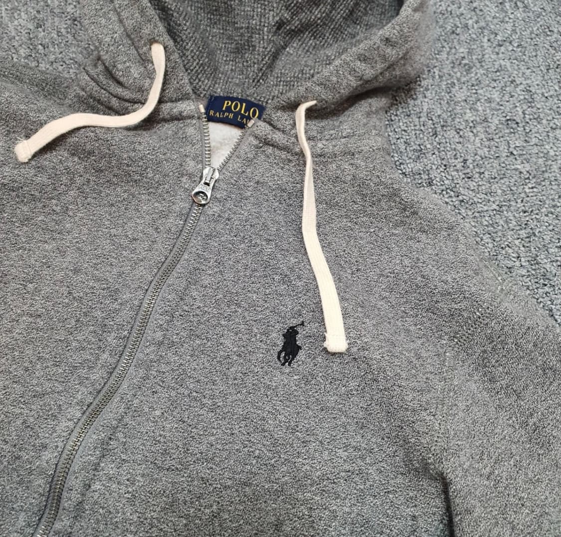 정품 폴로랄프로렌 그레이 와플 후드집업 xs 상품이미지1