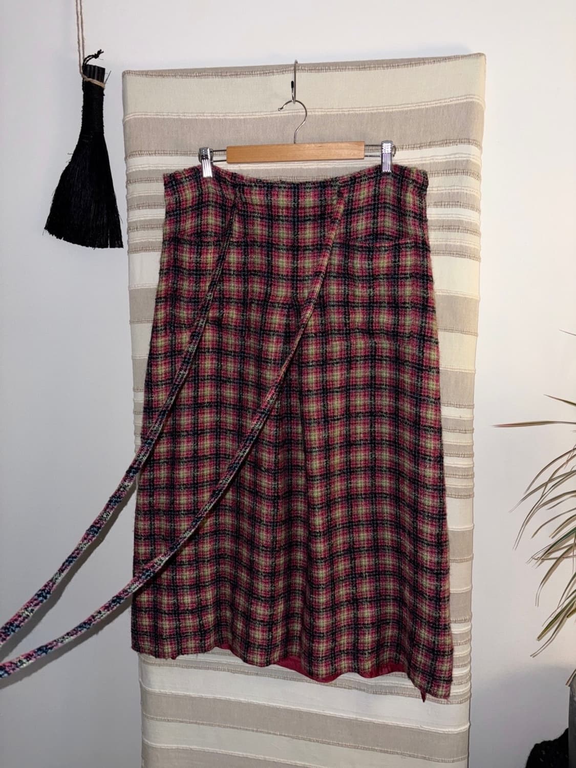 check patterned long skirt 상품이미지8
