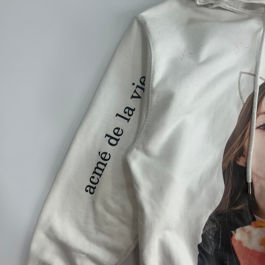 Acme de la vie 아크메드라비 화이트 후드티 상품이미지4