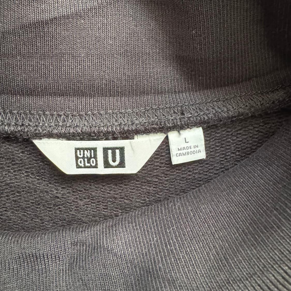 UNIQLO U 하이넥 롱슬리브 유니클로u 긴팔 빈티지긴팔 l 100 상품이미지4