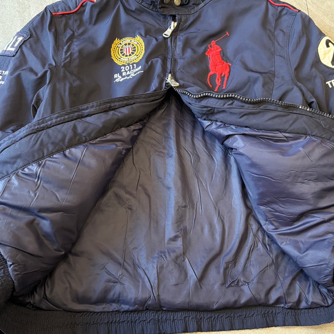 폴로 정품 네이비 US 레이싱 자켓 상품이미지6
