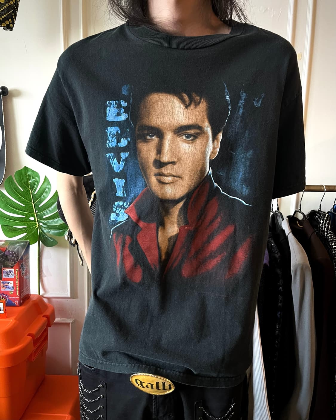 2000s Elvis PRESLEY Official 1/2 T-Shirt 상품이미지2