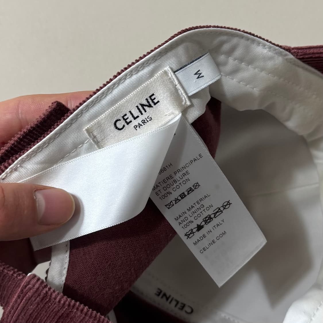 [정품/당일출고]셀린느 트리옹프 볼캡 상품이미지6