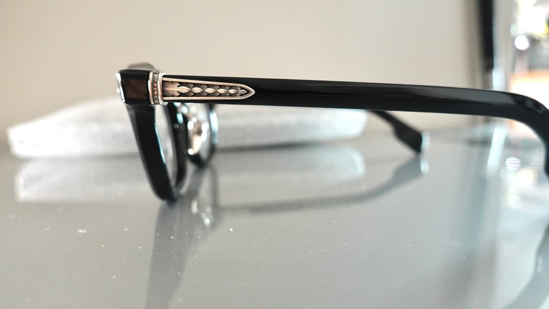 크롬하츠 처프처프, 첩첩A아시안핏 블랙/실버 안경 상품이미지3