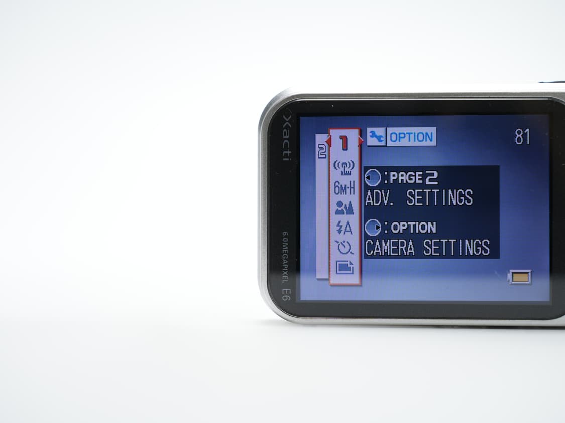 (희귀매물) 산요작티 E6 빈티지 디카 상품이미지5