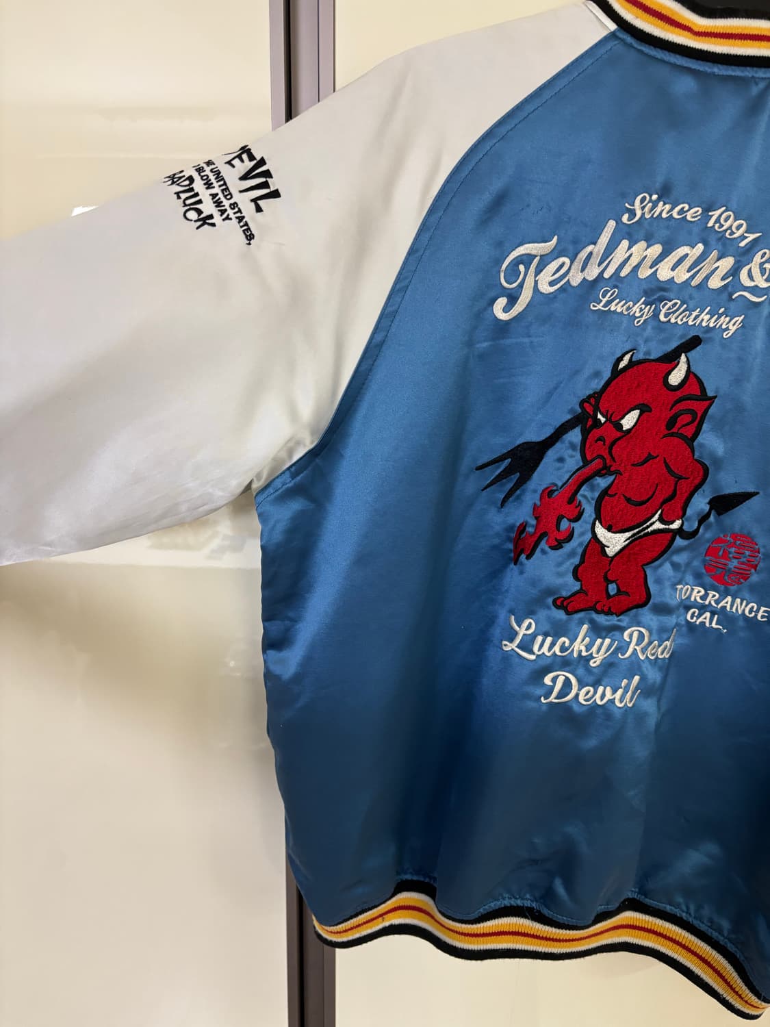 테드맨 Lucky Red Devil 자수 스카잔 상품이미지4