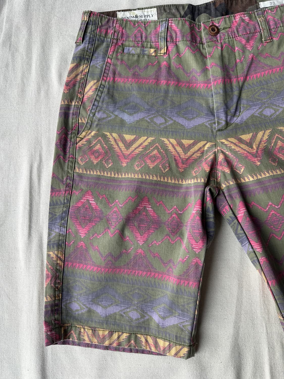 데님앤서플라이 랄프로렌 아즈텍 나바호 패턴 쇼츠 32  상품이미지2